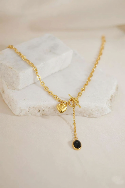 •  RemindraLux 18K Gold-Plated Love & Mystery Pendant Necklace